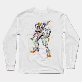 Gundam Barbatos Lupus Rex scribble Long Sleeve T-Shirt